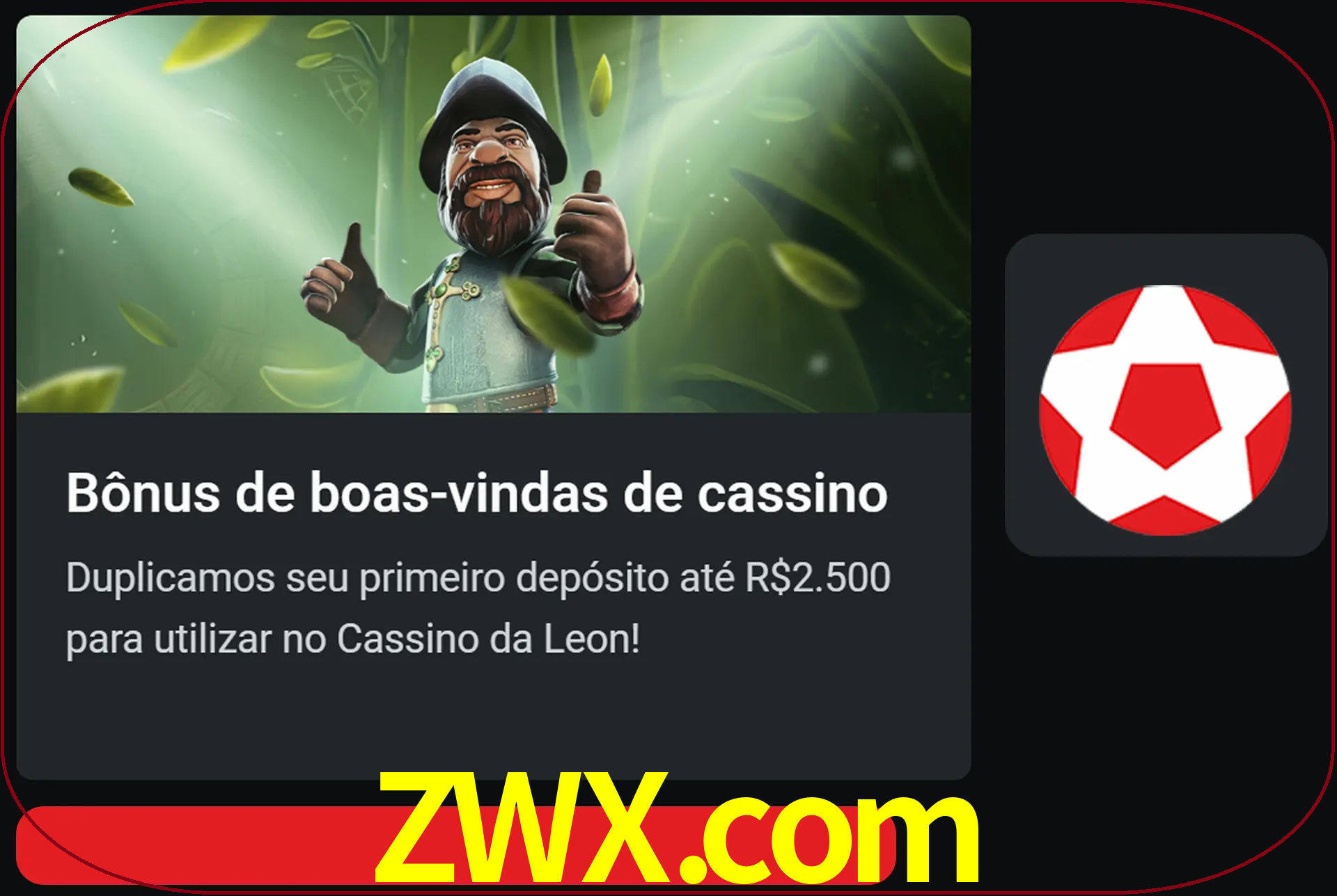Receba seu dinheiro do bônus de boas-vindas após o primeiro depósito.